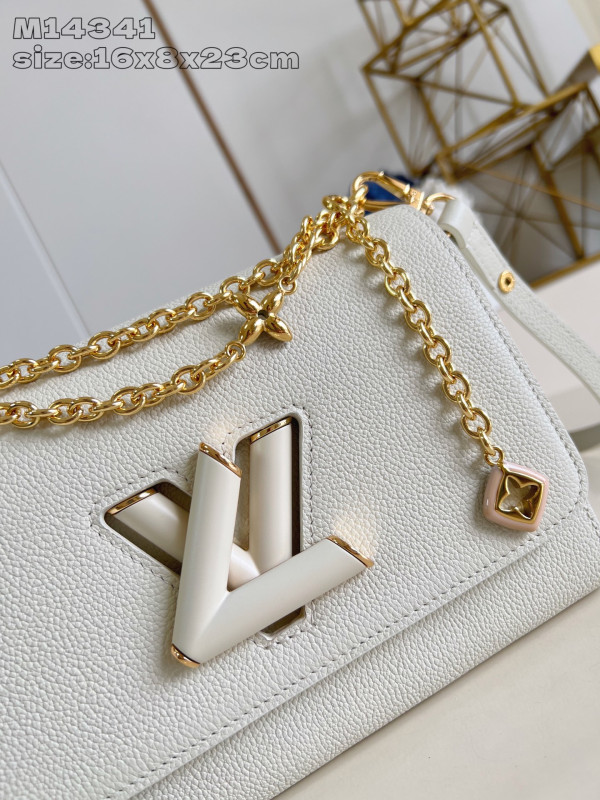 LOUIS VUITTON TWIST MM SLIM-16*8*23CM [M14341白] CELINE CHANEL ACCESSORIES LOEWE SHOES LOUIS VUITTON DIRO YSL OTHER BRAND HANDBAGS BALENCIAGA BOTTEGA VENETA GOYARD HERMES BURBERRY VALENTINO GUCCI FENDI MIUMIU CHLOE PRADA BVLGARI SUITCASE NEW ARRIVAL 