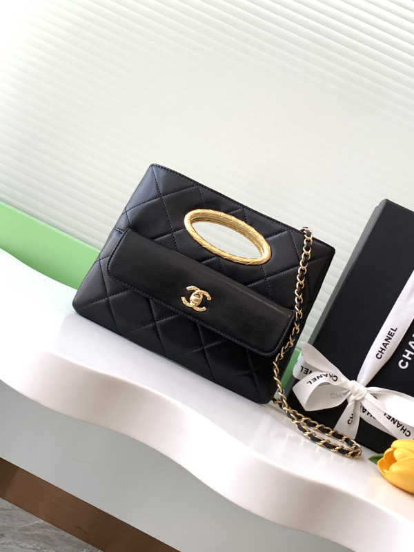 CL EVENING BAG BLACK - 19x25x3CM (image for) CL EVENING BAG BLACK - 19x25x3CM