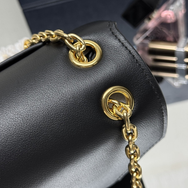 Prada Doux medium leather shoulder bag-29*16*9.5CM [1BD371-5] CELINE CHANEL ACCESSORIES LOEWE SHOES LOUIS VUITTON DIRO YSL OTHER BRAND HANDBAGS BALENCIAGA BOTTEGA VENETA GOYARD HERMES BURBERRY VALENTINO GUCCI FENDI MIUMIU CHLOE PRADA BVLGARI SUITCASE NEW ARRIVAL 