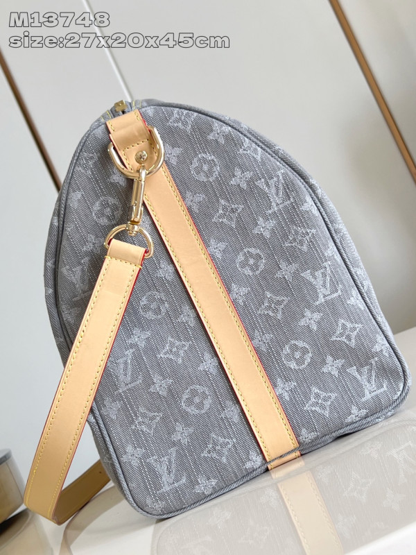 LOUIS VUITTON KEEPALL BANDOULI?RE 45 [M13748 灰色牛仔] CELINE CHANEL ACCESSORIES LOEWE SHOES LOUIS VUITTON DIRO YSL OTHER BRAND HANDBAGS BALENCIAGA BOTTEGA VENETA GOYARD HERMES BURBERRY VALENTINO GUCCI FENDI MIUMIU CHLOE PRADA BVLGARI SUITCASE NEW ARRIVAL 