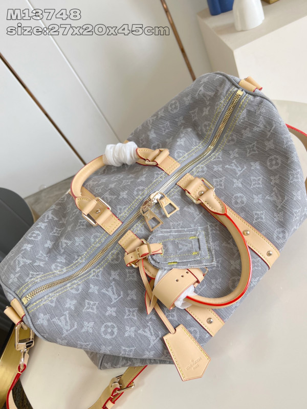 LOUIS VUITTON KEEPALL BANDOULI?RE 45 [M13748 灰色牛仔] CELINE CHANEL ACCESSORIES LOEWE SHOES LOUIS VUITTON DIRO YSL OTHER BRAND HANDBAGS BALENCIAGA BOTTEGA VENETA GOYARD HERMES BURBERRY VALENTINO GUCCI FENDI MIUMIU CHLOE PRADA BVLGARI SUITCASE NEW ARRIVAL 
