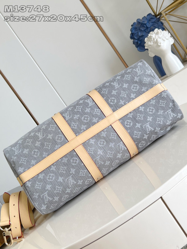 LOUIS VUITTON KEEPALL BANDOULI?RE 45 [M13748 灰色牛仔] CELINE CHANEL ACCESSORIES LOEWE SHOES LOUIS VUITTON DIRO YSL OTHER BRAND HANDBAGS BALENCIAGA BOTTEGA VENETA GOYARD HERMES BURBERRY VALENTINO GUCCI FENDI MIUMIU CHLOE PRADA BVLGARI SUITCASE NEW ARRIVAL 