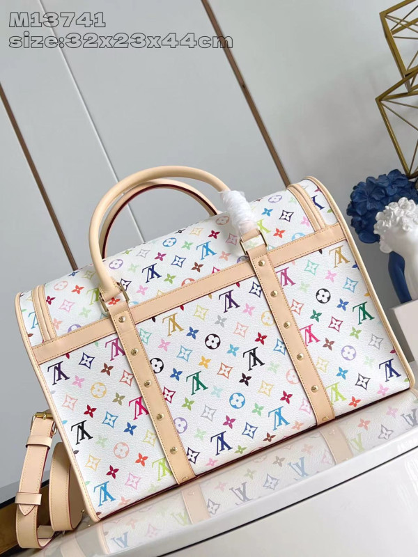 Louis Vuitton X TM Pet Bag-32*23*44CM [M13741白彩] CELINE CHANEL ACCESSORIES LOEWE SHOES LOUIS VUITTON DIRO YSL OTHER BRAND HANDBAGS BALENCIAGA BOTTEGA VENETA GOYARD HERMES BURBERRY VALENTINO GUCCI FENDI MIUMIU CHLOE PRADA BVLGARI SUITCASE NEW ARRIVAL 