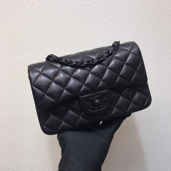 (image for) CL FLAP BAG LAMBSKIN 20CM