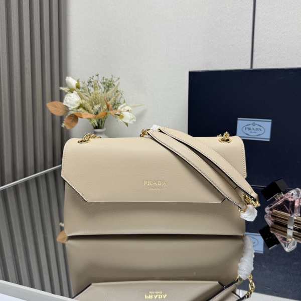 (image for) Prada Doux medium leather shoulder bag-29*16*9.5CM