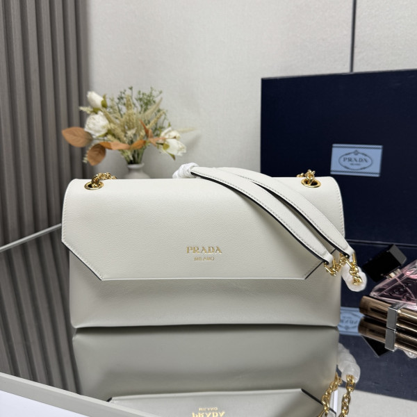 (image for) Prada Doux medium leather shoulder bag-29*16*9.5CM