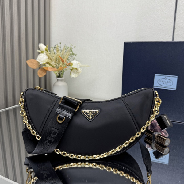 (image for) Prada Demi-lune Re-Nylon shoulder bag