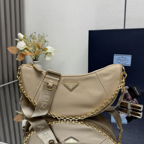 (image for) Prada Demi-lune Re-Nylon shoulder bag