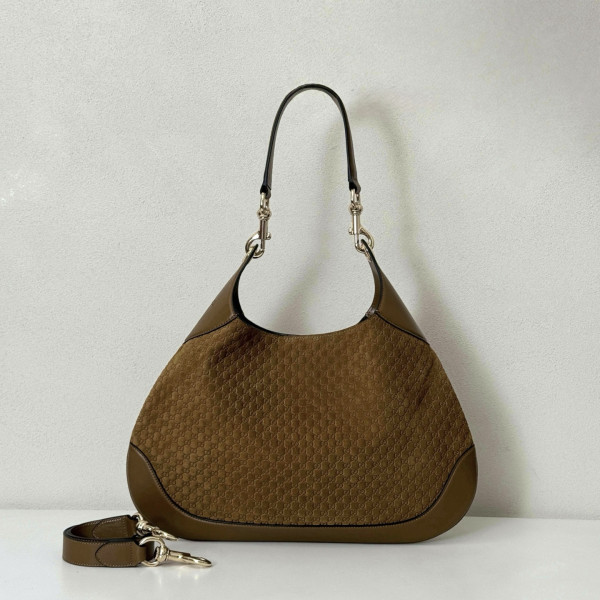 Gucci B medium shoulder bag [834981棕绒] CELINE CHANEL ACCESSORIES LOEWE SHOES LOUIS VUITTON DIRO YSL OTHER BRAND HANDBAGS BALENCIAGA BOTTEGA VENETA GOYARD HERMES BURBERRY VALENTINO GUCCI FENDI MIUMIU CHLOE PRADA BVLGARI SUITCASE NEW ARRIVAL 