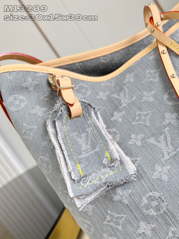 LOUIS VUITTON CarryAll MM- 39 x 30 x 15cm [M13289 灰色牛仔] CELINE CHANEL ACCESSORIES LOEWE SHOES LOUIS VUITTON DIRO YSL OTHER BRAND HANDBAGS BALENCIAGA BOTTEGA VENETA GOYARD HERMES BURBERRY VALENTINO GUCCI FENDI MIUMIU CHLOE PRADA BVLGARI SUITCASE NEW ARRIVAL 