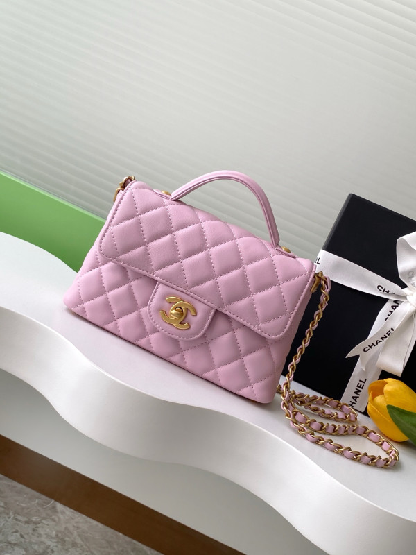 (image for) CL Small Flap Bag With Top Handle-14*20*6CM