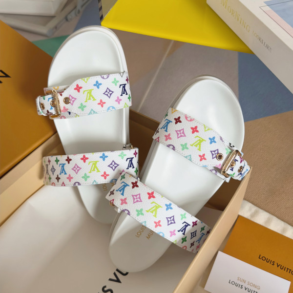 LOUIS VUITTON SANDALS [C218I-083838] CELINE CHANEL ACCESSORIES LOEWE SHOES LOUIS VUITTON DIRO YSL OTHER BRAND HANDBAGS BALENCIAGA BOTTEGA VENETA GOYARD HERMES BURBERRY VALENTINO GUCCI FENDI MIUMIU CHLOE PRADA BVLGARI SUITCASE NEW ARRIVAL 