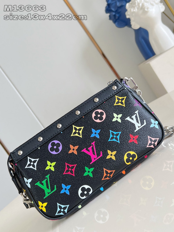 LOUIS VUITTON MULTI POCHETTE ACCESSOIRES [M13663黑彩] CELINE CHANEL ACCESSORIES LOEWE SHOES LOUIS VUITTON DIRO YSL OTHER BRAND HANDBAGS BALENCIAGA BOTTEGA VENETA GOYARD HERMES BURBERRY VALENTINO GUCCI FENDI MIUMIU CHLOE PRADA BVLGARI SUITCASE NEW ARRIVAL 