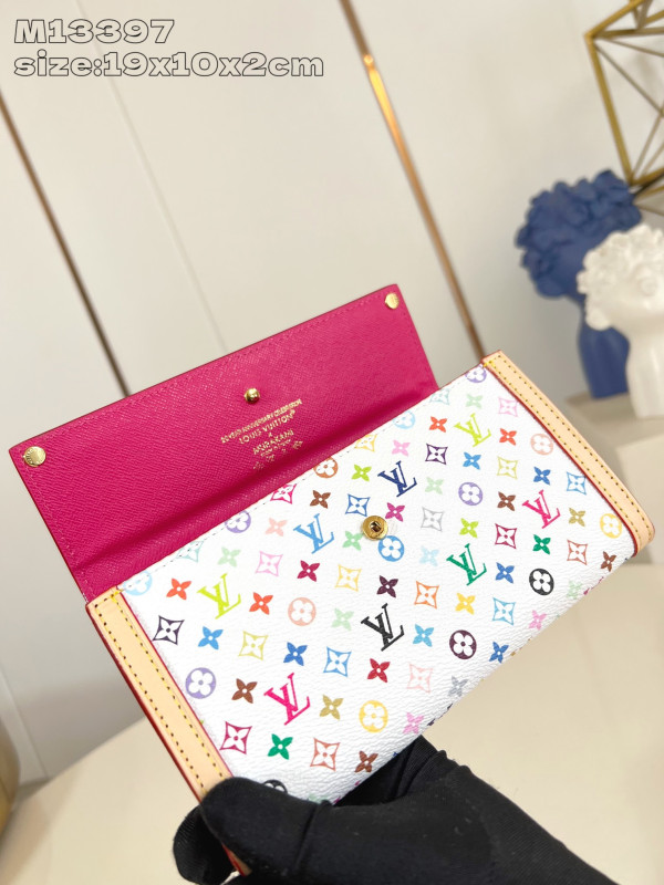 Louis Vuitton Sarah wallet-19*10.5*2cm [M13397白彩] CELINE CHANEL ACCESSORIES LOEWE SHOES LOUIS VUITTON DIRO YSL OTHER BRAND HANDBAGS BALENCIAGA BOTTEGA VENETA GOYARD HERMES BURBERRY VALENTINO GUCCI FENDI MIUMIU CHLOE PRADA BVLGARI SUITCASE NEW ARRIVAL 