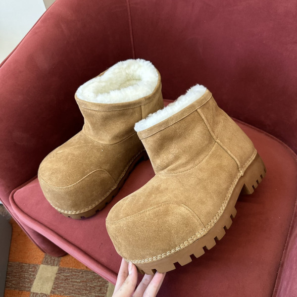 Balenciaga Alaska Fur Bootie (image for) Balenciaga Alaska Fur Bootie