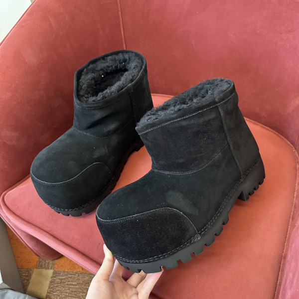 Balenciaga Alaska Fur Bootie (image for) Balenciaga Alaska Fur Bootie
