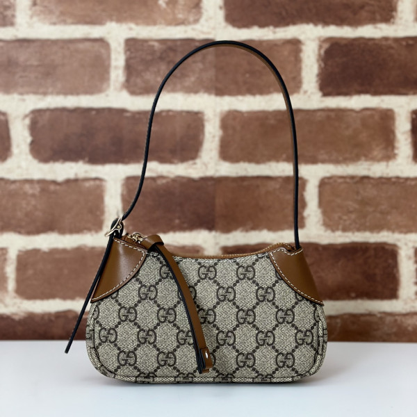 (image for) Gucci GG Emblem super mini shoulder bag-18*10*3CM