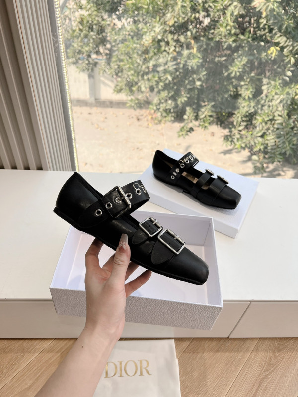Diro Punk Ballet Flat [C213E-064455] CELINE CHANEL ACCESSORIES LOEWE SHOES LOUIS VUITTON DIRO YSL OTHER BRAND HANDBAGS BALENCIAGA BOTTEGA VENETA GOYARD HERMES BURBERRY VALENTINO GUCCI FENDI MIUMIU CHLOE PRADA BVLGARI SUITCASE NEW ARRIVAL 