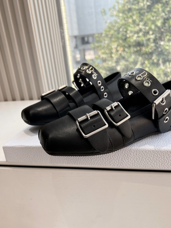 Diro Punk Ballet Flat [C213E-064455] CELINE CHANEL ACCESSORIES LOEWE SHOES LOUIS VUITTON DIRO YSL OTHER BRAND HANDBAGS BALENCIAGA BOTTEGA VENETA GOYARD HERMES BURBERRY VALENTINO GUCCI FENDI MIUMIU CHLOE PRADA BVLGARI SUITCASE NEW ARRIVAL 