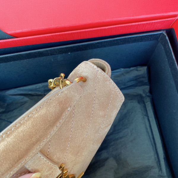 YSL college mini in suede-20*13*3CM [779430-1] CELINE CHANEL ACCESSORIES LOEWE SHOES LOUIS VUITTON DIRO YSL OTHER BRAND HANDBAGS BALENCIAGA BOTTEGA VENETA GOYARD HERMES BURBERRY VALENTINO GUCCI FENDI MIUMIU CHLOE PRADA BVLGARI SUITCASE NEW ARRIVAL 