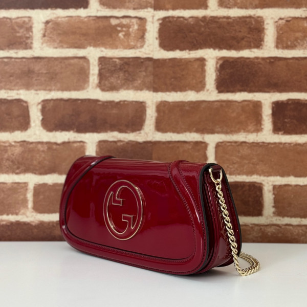 Gucci Blondie small shoulder bag [814952酒红漆皮] CELINE CHANEL ACCESSORIES LOEWE SHOES LOUIS VUITTON DIRO YSL OTHER BRAND HANDBAGS BALENCIAGA BOTTEGA VENETA GOYARD HERMES BURBERRY VALENTINO GUCCI FENDI MIUMIU CHLOE PRADA BVLGARI SUITCASE NEW ARRIVAL 