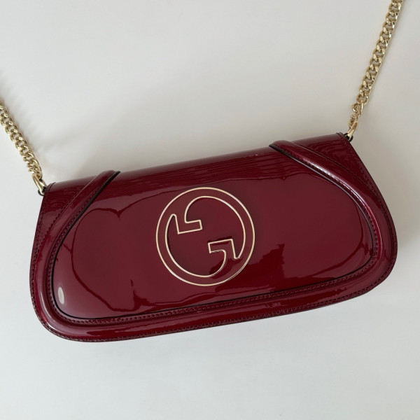 Gucci Blondie small shoulder bag [814952酒红漆皮] CELINE CHANEL ACCESSORIES LOEWE SHOES LOUIS VUITTON DIRO YSL OTHER BRAND HANDBAGS BALENCIAGA BOTTEGA VENETA GOYARD HERMES BURBERRY VALENTINO GUCCI FENDI MIUMIU CHLOE PRADA BVLGARI SUITCASE NEW ARRIVAL 
