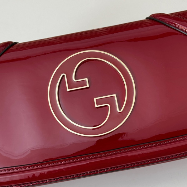 Gucci Blondie small shoulder bag [814952酒红漆皮] CELINE CHANEL ACCESSORIES LOEWE SHOES LOUIS VUITTON DIRO YSL OTHER BRAND HANDBAGS BALENCIAGA BOTTEGA VENETA GOYARD HERMES BURBERRY VALENTINO GUCCI FENDI MIUMIU CHLOE PRADA BVLGARI SUITCASE NEW ARRIVAL 