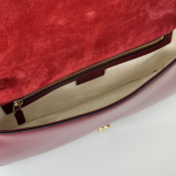 Gucci Blondie small shoulder bag [814952酒红漆皮] CELINE CHANEL ACCESSORIES LOEWE SHOES LOUIS VUITTON DIRO YSL OTHER BRAND HANDBAGS BALENCIAGA BOTTEGA VENETA GOYARD HERMES BURBERRY VALENTINO GUCCI FENDI MIUMIU CHLOE PRADA BVLGARI SUITCASE NEW ARRIVAL 