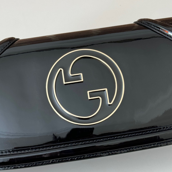 Gucci Blondie small shoulder bag [814952克色漆皮] CELINE CHANEL ACCESSORIES LOEWE SHOES LOUIS VUITTON DIRO YSL OTHER BRAND HANDBAGS BALENCIAGA BOTTEGA VENETA GOYARD HERMES BURBERRY VALENTINO GUCCI FENDI MIUMIU CHLOE PRADA BVLGARI SUITCASE NEW ARRIVAL 
