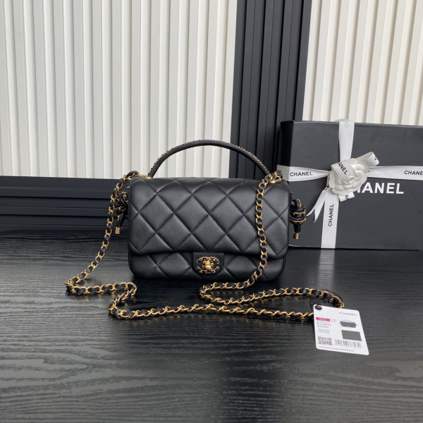 (image for) CL Flap Bag With Top Handle-22×23.5×6cm