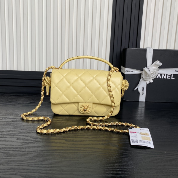 (image for) CL Flap Bag With Top Handle-22×23.5×6cm