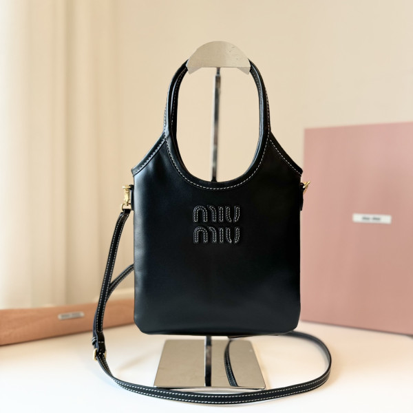 (image for) MiuMiu IVY leather handbag mini
