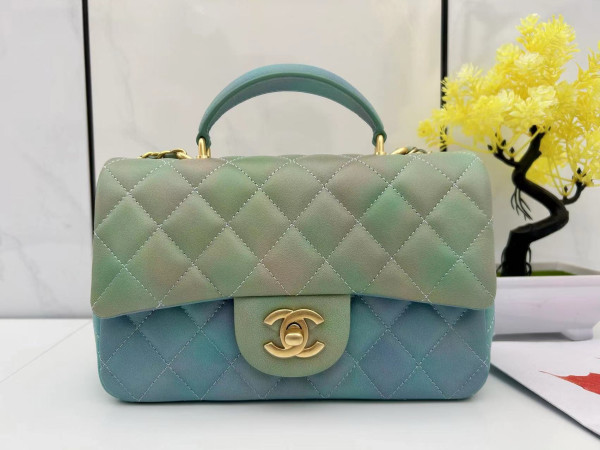 (image for) CL FLAP BAG WITH TOP HANDLE-20*12*6cm