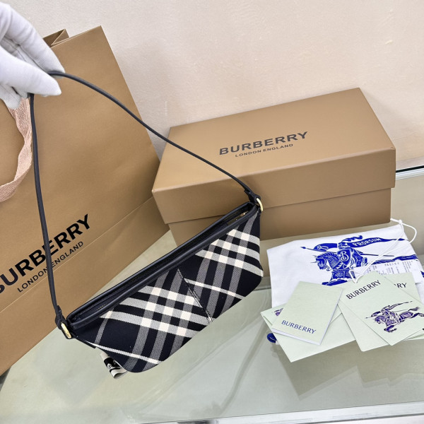 Burberry Check Mini Bag-20*10*9CM (image for) Burberry Check Mini Bag-20*10*9CM