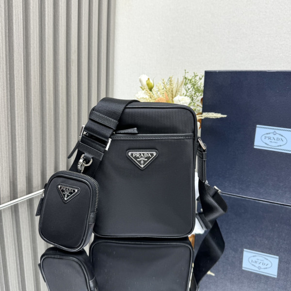 (image for) Prada Re-Nylon and Saffiano shoulder bag