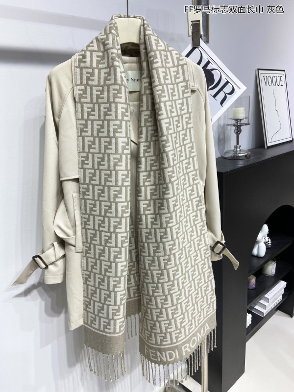 FENDI SCARF [C1U5D-084344] CELINE CHANEL ACCESSORIES LOEWE SHOES LOUIS VUITTON DIRO YSL OTHER BRAND HANDBAGS BALENCIAGA BOTTEGA VENETA GOYARD HERMES BURBERRY VALENTINO GUCCI FENDI MIUMIU CHLOE PRADA BVLGARI SUITCASE NEW ARRIVAL 