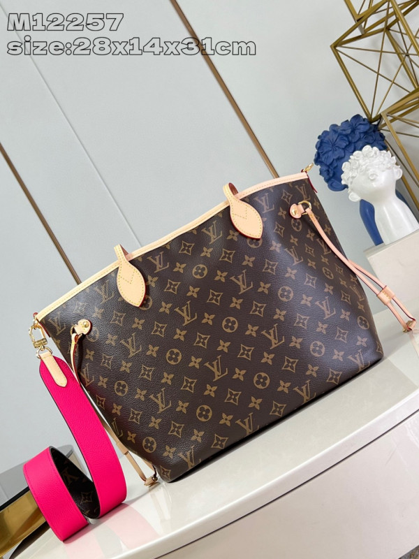 Louis Vuitton Neverfull Bandoulière Inside Out MM-31*28*14cm (image for) Louis Vuitton Neverfull Bandoulière Inside Out MM-31*28*14cm