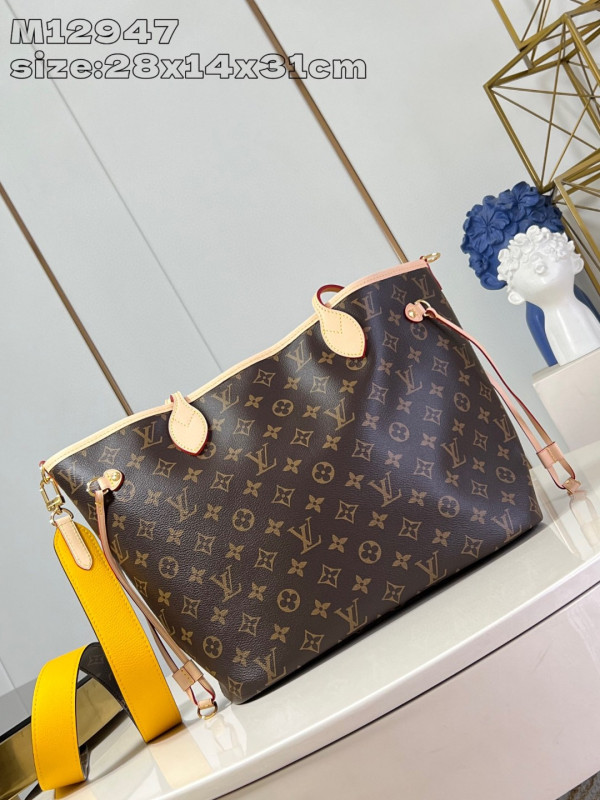 Louis Vuitton Neverfull Bandoulière Inside Out MM-31*28*14cm (image for) Louis Vuitton Neverfull Bandoulière Inside Out MM-31*28*14cm