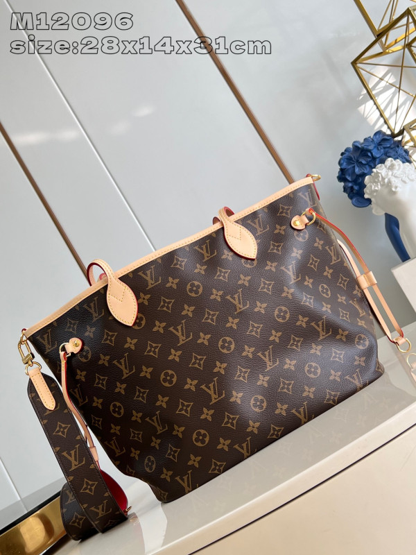 Louis Vuitton Neverfull Bandoulière Inside Out MM-31*28*14cm (image for) Louis Vuitton Neverfull Bandoulière Inside Out MM-31*28*14cm