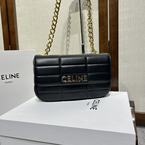 (image for) CHAIN SHOULDER BAG MATELASSE MONOCHROME CELIN*