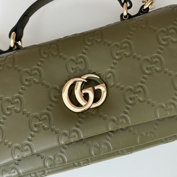GUCCI GG Milano mini top handle bag-21*12.5*4.5CM [806017绿色压花] CELINE CHANEL ACCESSORIES LOEWE SHOES LOUIS VUITTON DIRO YSL OTHER BRAND HANDBAGS BALENCIAGA BOTTEGA VENETA GOYARD HERMES BURBERRY VALENTINO GUCCI FENDI MIUMIU CHLOE PRADA BVLGARI SUITCASE NEW ARRIVAL 