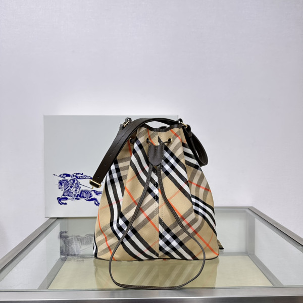 (image for) Burberry Medium Check Drawstring Pouch
