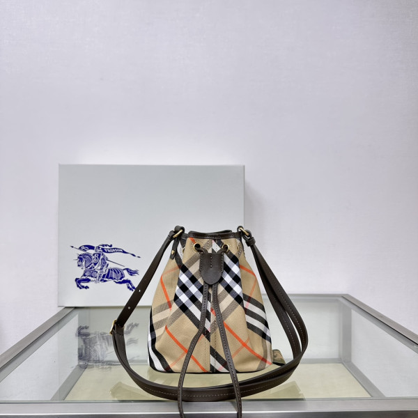 (image for) Burberry Mini Check Drawstring Pouch