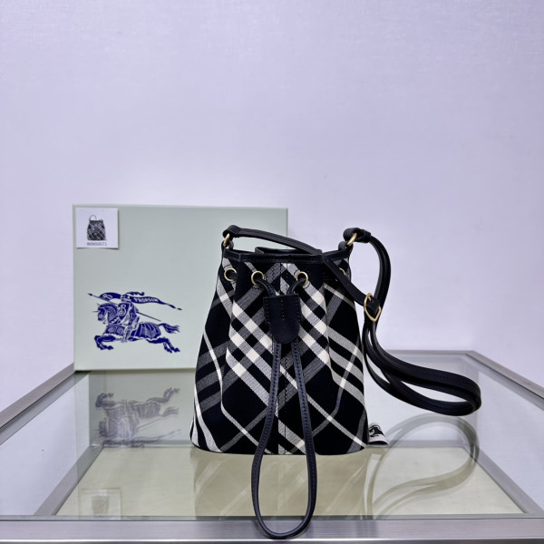 (image for) Burberry Mini Check Drawstring Pouch