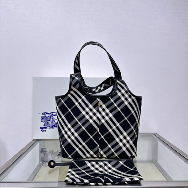 BURBERRY Medium Check Tote bag-41*14*26CM (image for) BURBERRY Medium Check Tote bag-41*14*26CM