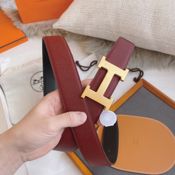 (image for) HERMES BELT-SILVER/GOLD