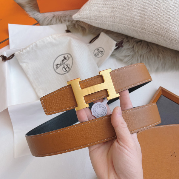 (image for) HERMES BELT-SILVER/GOLD