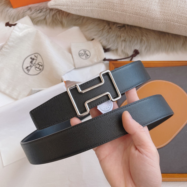 (image for) HERMES BELT-SILVER/GOLD