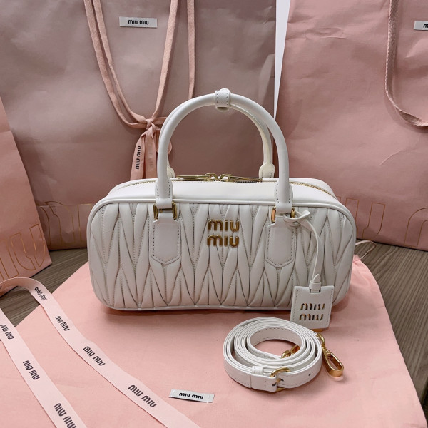 (image for) MIUMIU Arcadie matelassé nappa leather bag-XS/S/M