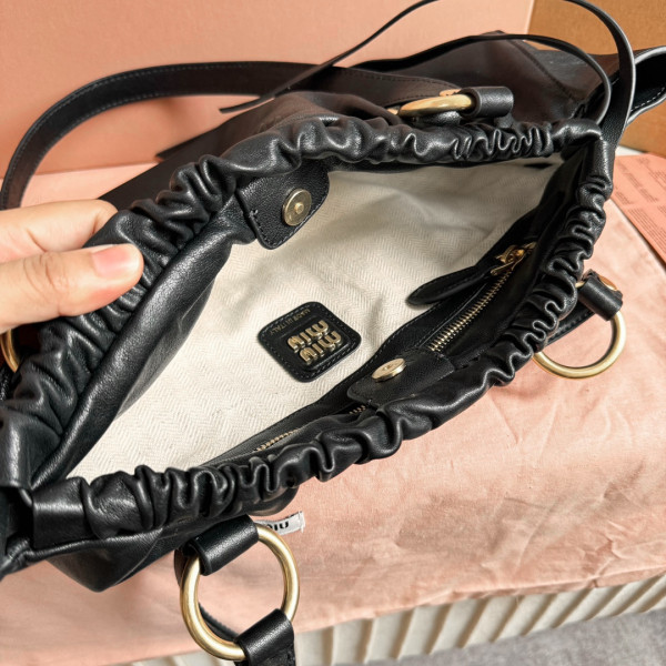 MIUMIU Joie nappa leather bag-44 X 16 X10.5cm [5BG289] CELINE CHANEL ACCESSORIES LOEWE SHOES LOUIS VUITTON DIRO YSL OTHER BRAND HANDBAGS BALENCIAGA BOTTEGA VENETA GOYARD HERMES BURBERRY VALENTINO GUCCI FENDI MIUMIU CHLOE PRADA BVLGARI SUITCASE NEW ARRIVAL 